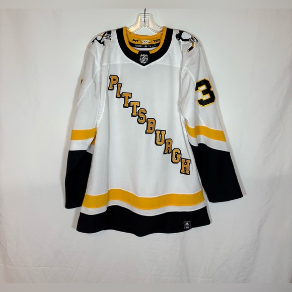 Adidas Pittsburgh Penguins #35 Jarry Reverse Retro 1.0 Hockey Jersey Sz 46 S